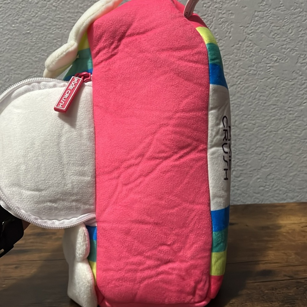 Pixie Crush Pink Rainbow Plush Bag/ Snug a babies - Picture 9 of 10